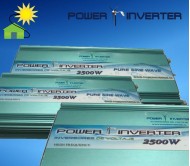 INVERSOR DE VOLTAJE 24VDC/110VAC 2500W PSW